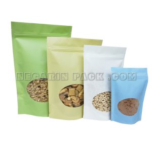 پاکت پنجره دار رنگی